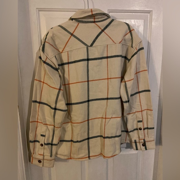 Goodfellow Cream Plaid Button-Up Shirt - Picture 9 of 15